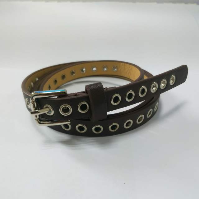 Punk PU leather buckle belts