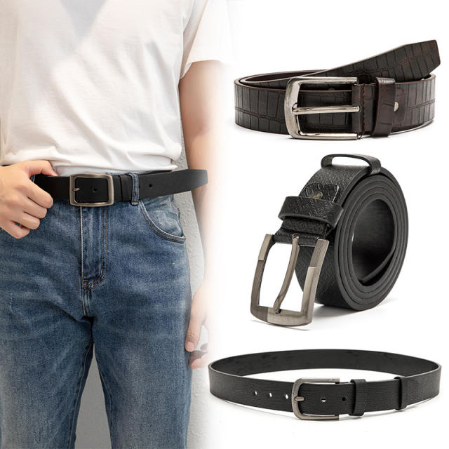 Buckle belts for men