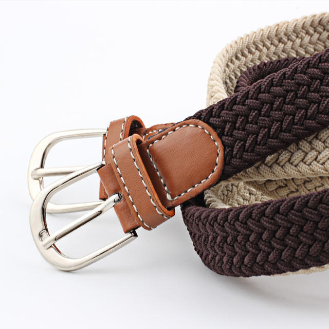 Easy match braided belts for women