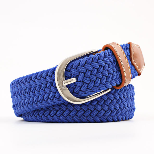 Easy match braided belts for women