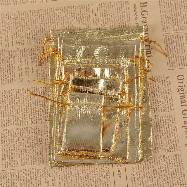 hot sale gold and silver color jewelry bag / gift bag