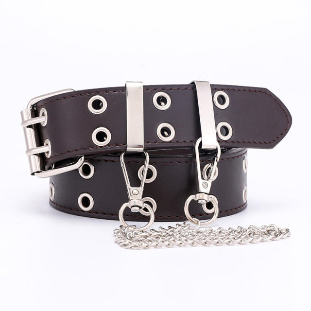 New design punk chain belts