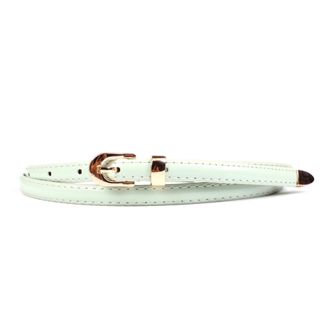 Hot sale colored skinny knot belt