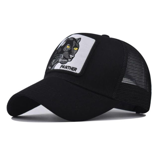 New animal pattern cotton mesh baseball cap