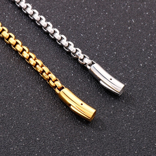 Hiphop Stainless steel chain necklace for man