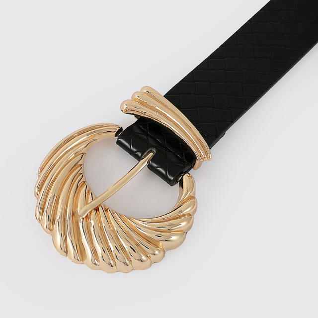 Korean fashion shell shape buckle belt