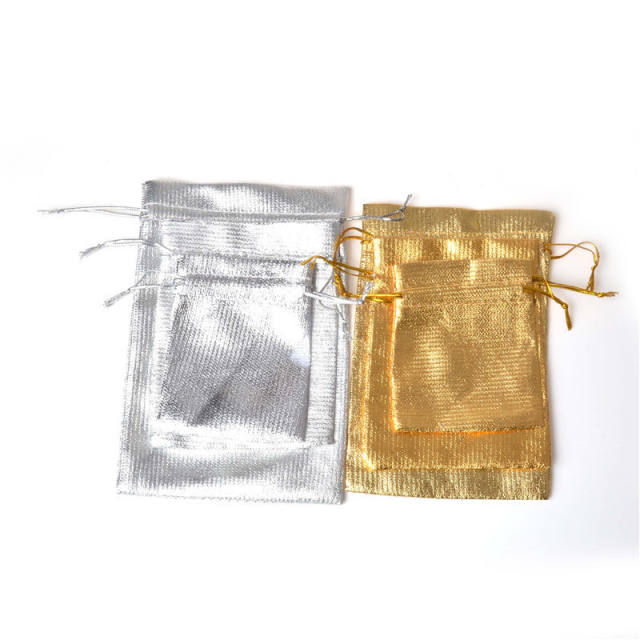 hot sale gold and silver color jewelry bag / gift bag