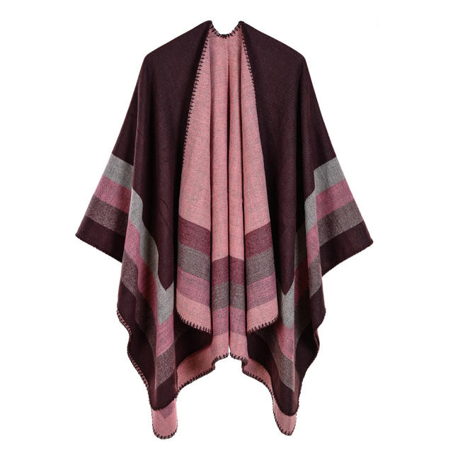 Striped amazon hot sale warm shawl