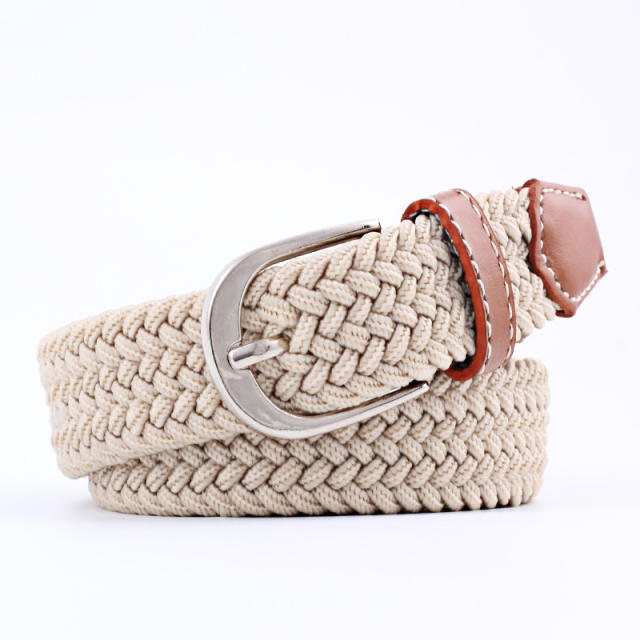 Easy match braided belts for women