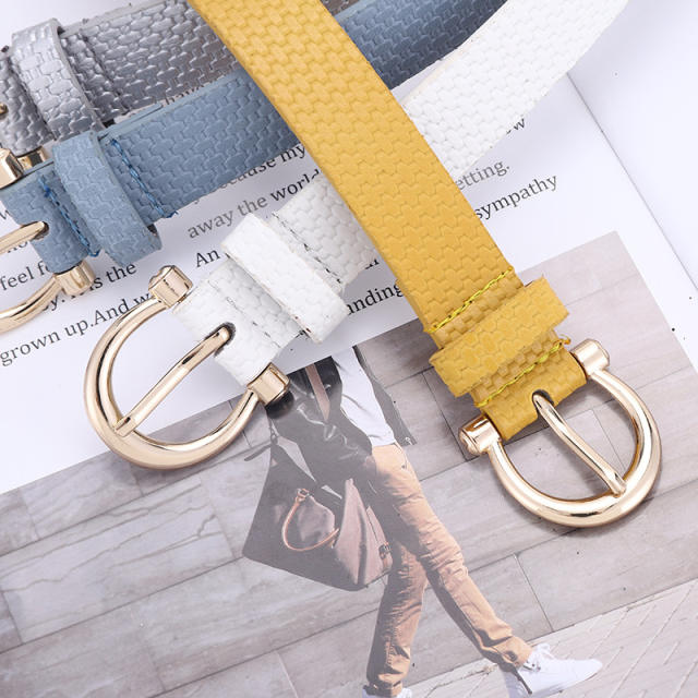 Creative horseshoes buckle belts