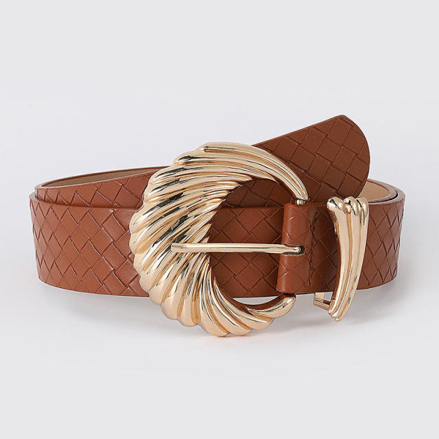 Korean fashion shell shape buckle belt