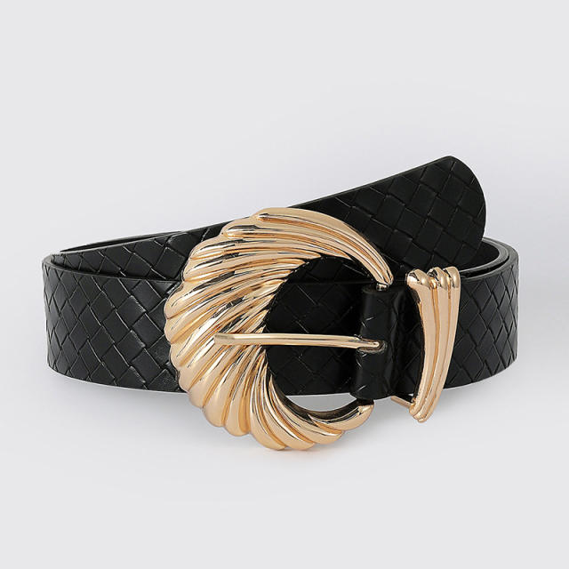 Korean fashion shell shape buckle belt