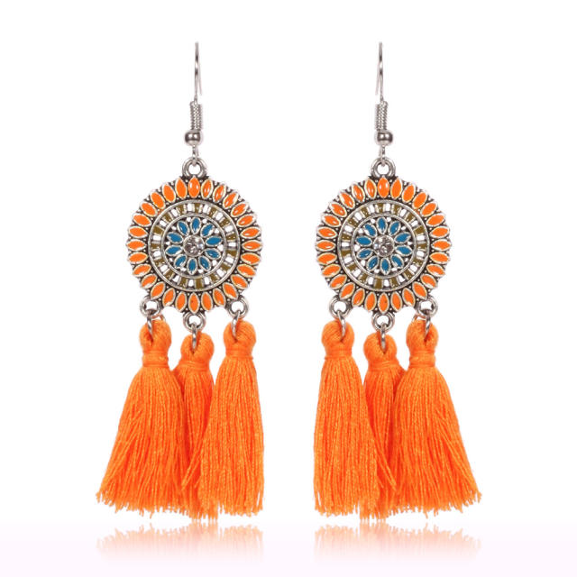 Fashion thread tassel earrings