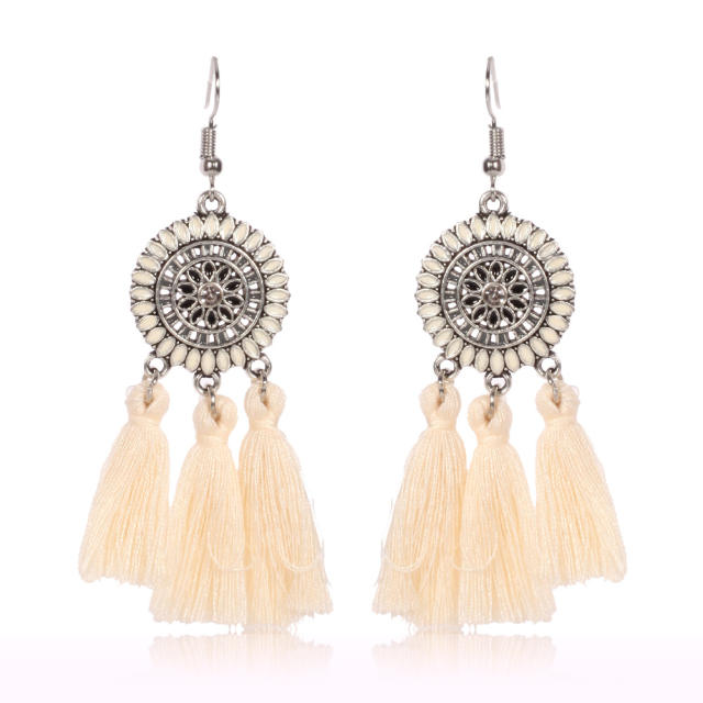 Fashion thread tassel earrings