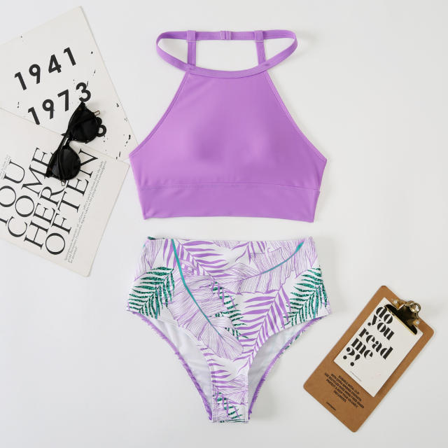 TIKTOK hot sale high waist swimsuit