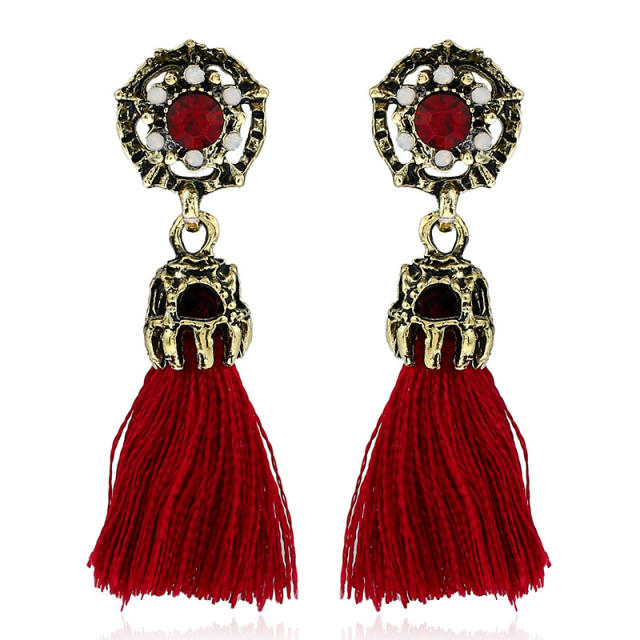 Fashion thread tassel earrings