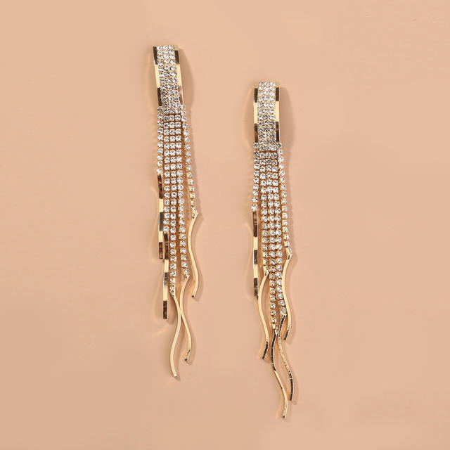 Fashion chain tassel earrings