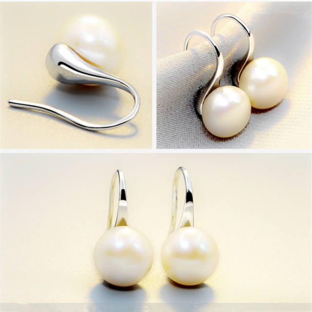 Pearl drop earrings
