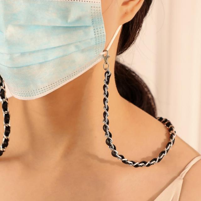 PU leather rope glasses chain