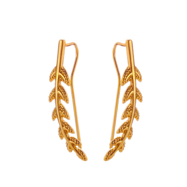 Fashion cubic zirconia climbers earrings