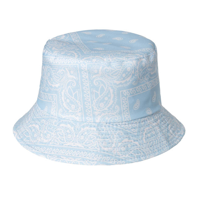 Paisley printed bucket hat