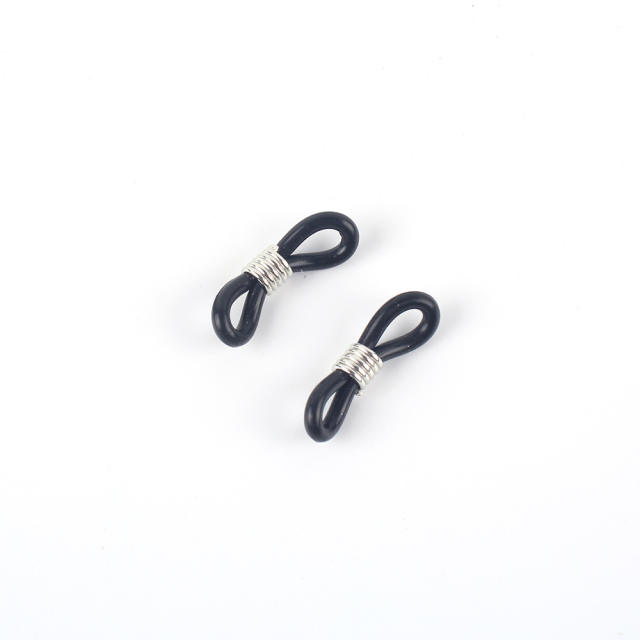 Glasses connecting shackle anti-slip silicone loop DIY ornament glasses chain anti-skid buckle