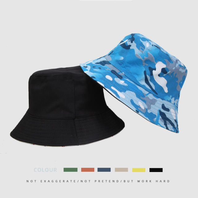 Camouflage bucket hat