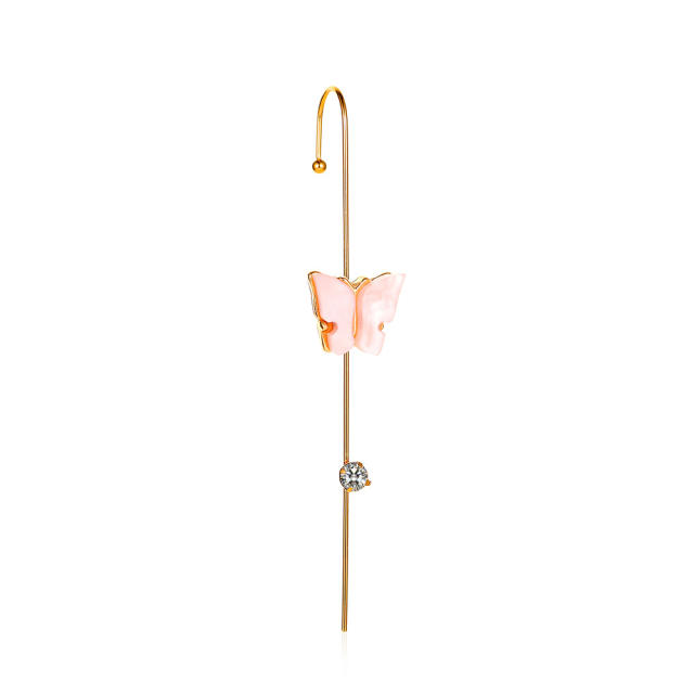 Fashion butterfly copper ear pin