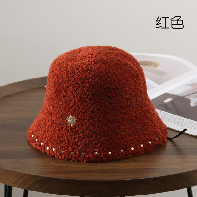 Wool bucket hat