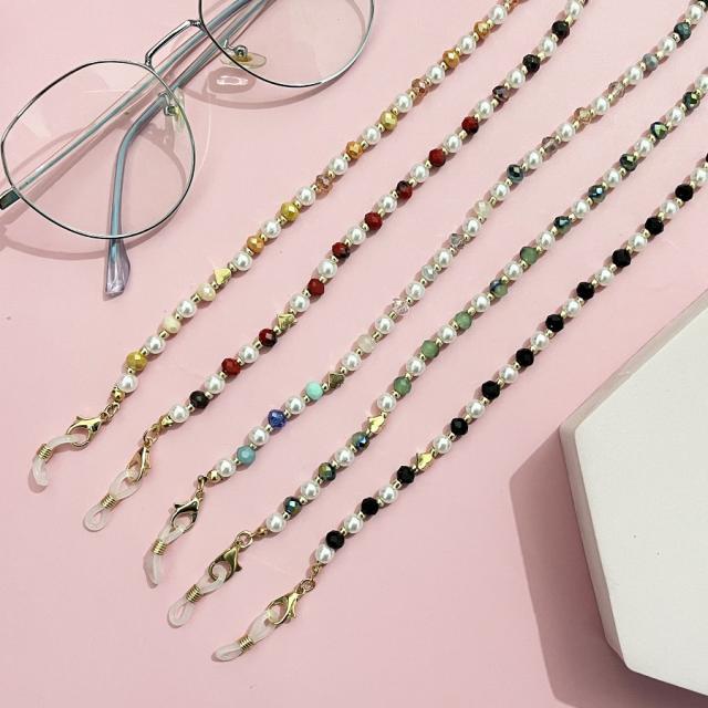 Colorful beads glasses chain