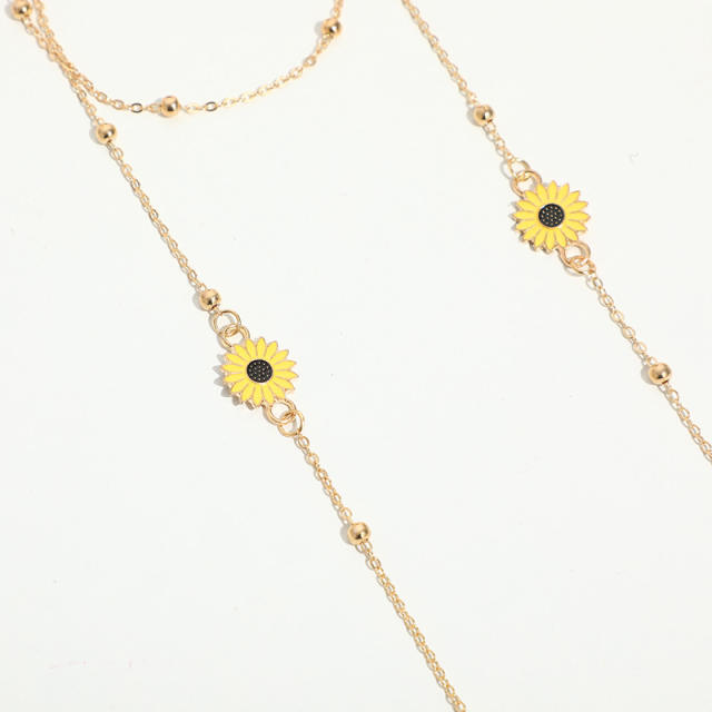 Sunflower glasses chain