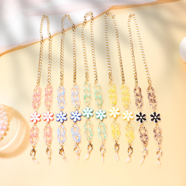 Ins colorful glasses chain