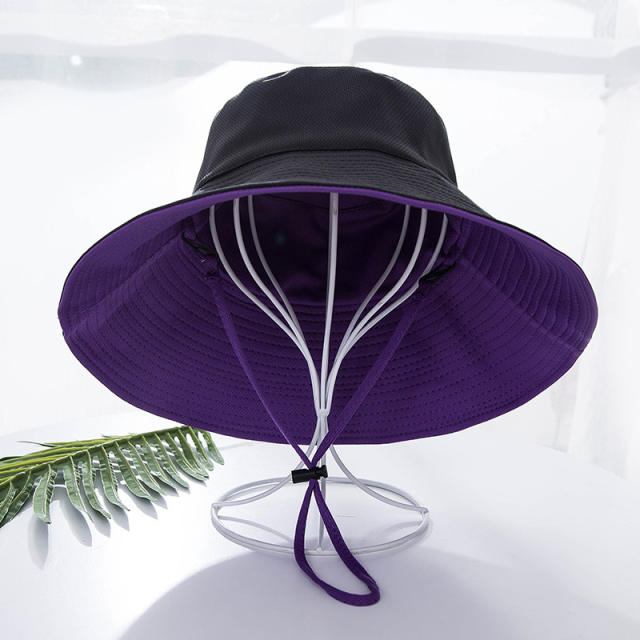 Unisex double-sided bucket hat