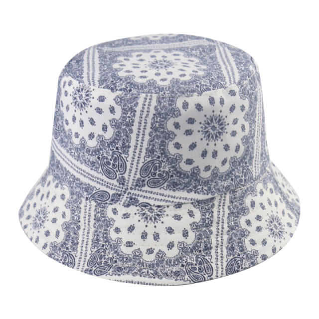 Paisley printed bucket hat
