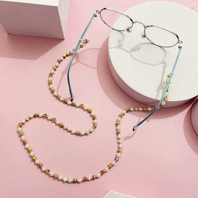 Colorful beads glasses chain