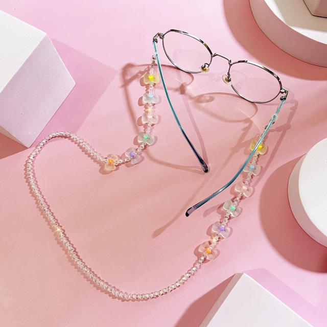 Colorful bowknot glasses chain