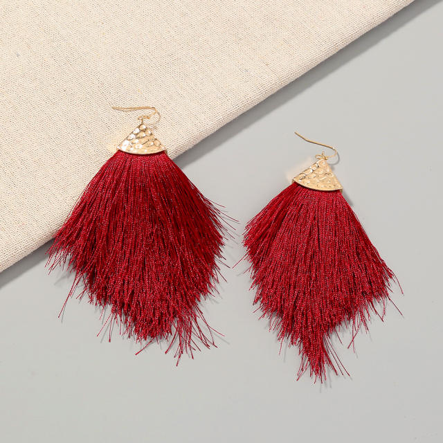 Fashion thread tassel earrings