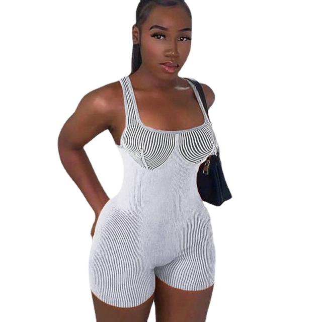 American street leisure sports style rompers jumpsuit