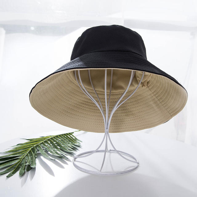 Unisex double-sided bucket hat