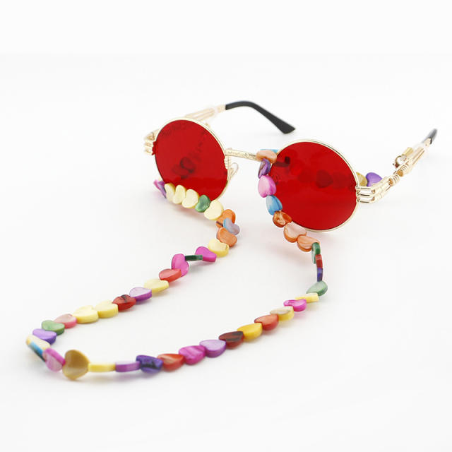 Color shell glasses chain