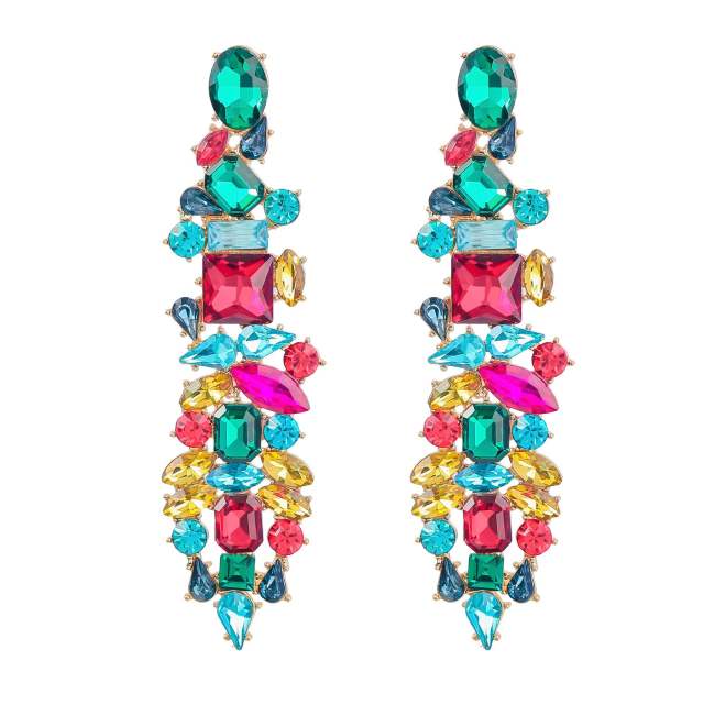 Rhinestone earrings