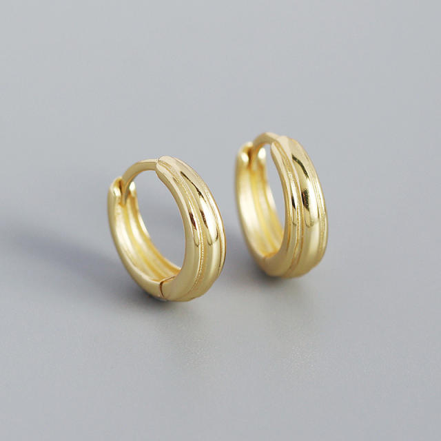 Vintage S925 huggie earring