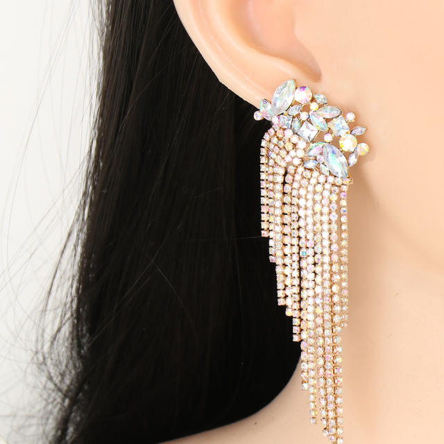 Luxury tassel earrings