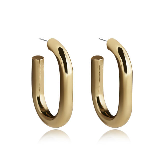 Simple U-shaped earrings