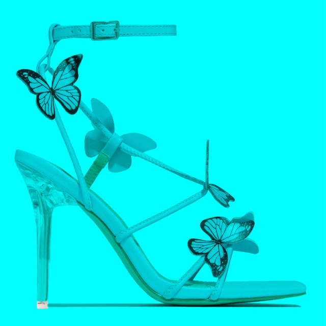Elegant butterfly high heel sandals for women