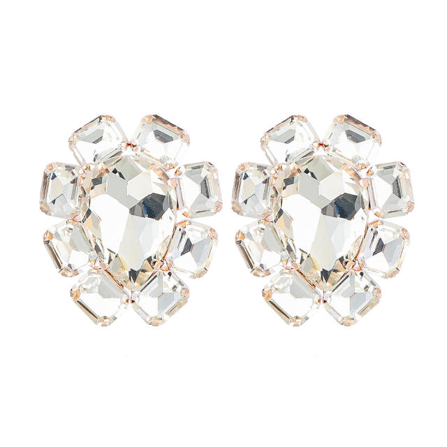 Alloy rhinestone earrings