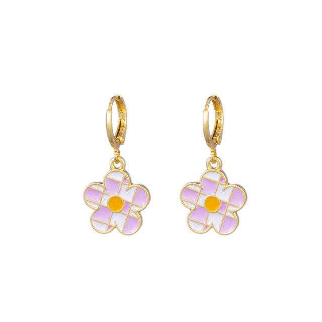 Butterfly flower cartoon earrings