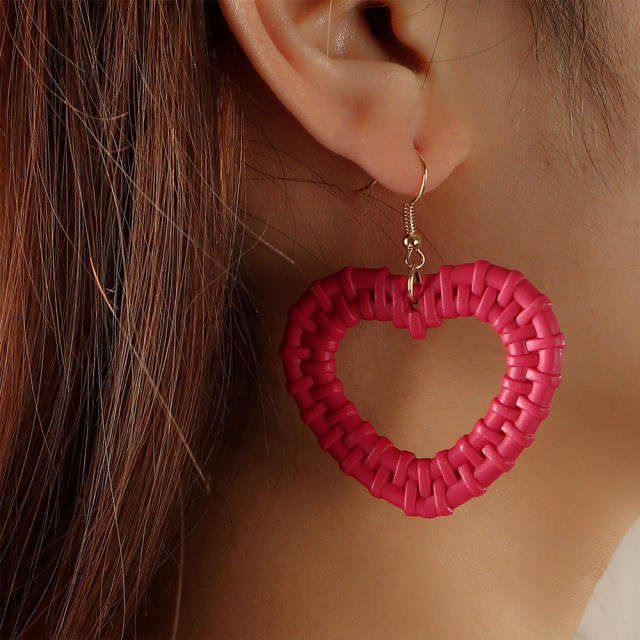 Heart-shaped earrings