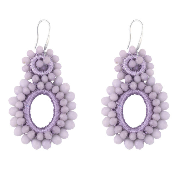 Fashion bead bohemian style earrings