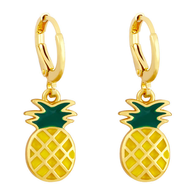 Cute fruit huggie earrings